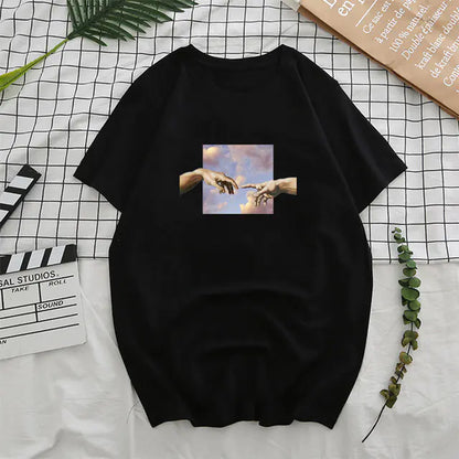 Adam's Hand Cotton T-Shirt - Street Fashion for Men