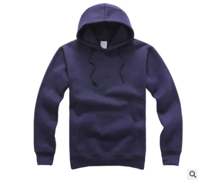 Cotton Pullover Hoodie with Hood