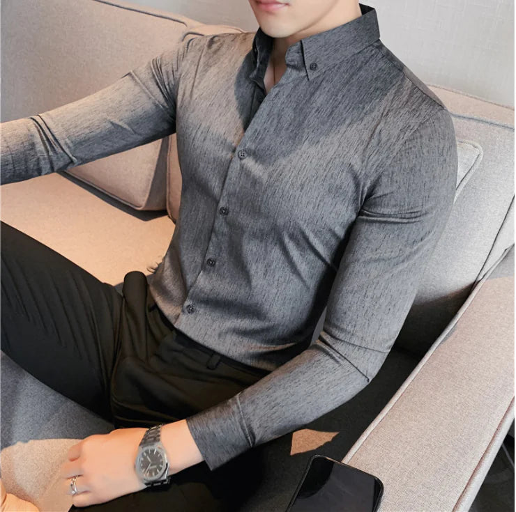 Men's Business Casual Shirt LC09 (Single Piece)