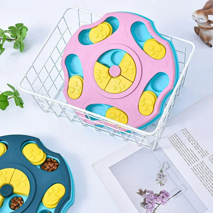 Interactive Dog Food Puzzle Bowl