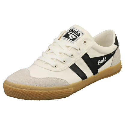 Gola Mens Badminton Sneaker Off-White/Black/Gum 12
