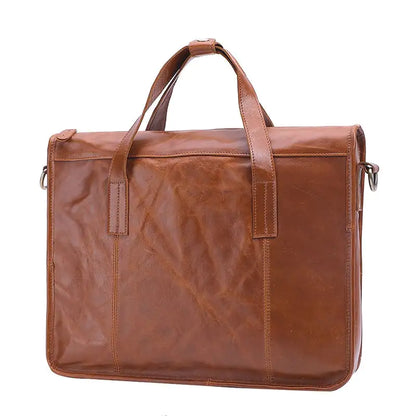 Men's Leather Briefcase for Professional Use