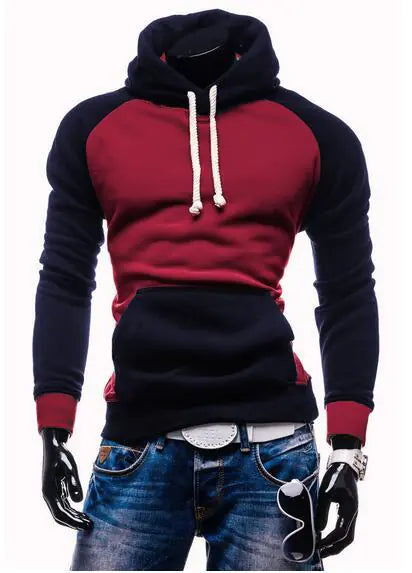 Casual Stylish Color Block Hoodie (2018 Trending)