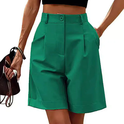 High Waist Slim Casual Shorts for Women
