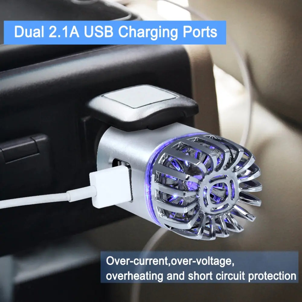 Car Ionizer Air Purifier with Charger