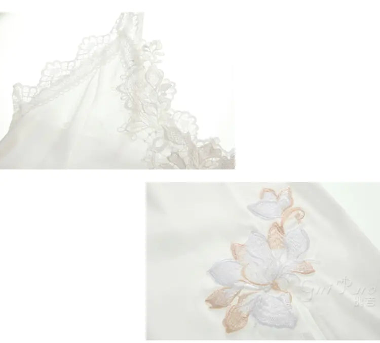 Lace Lingerie Nightwear Cami Dress with Side Split