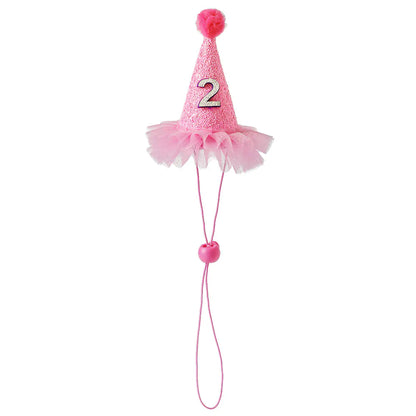 Tanpopo Cartoon Pet Birthday Hats and Bandanas