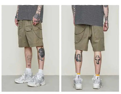 Men's Casual Cargo Shorts with Multiple Pockets