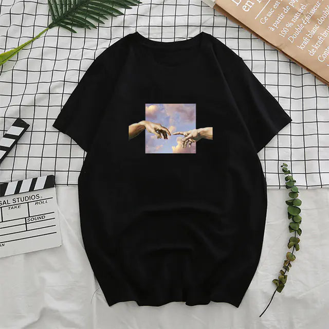 Adam's Hand Cotton T-Shirt - Street Fashion for Men