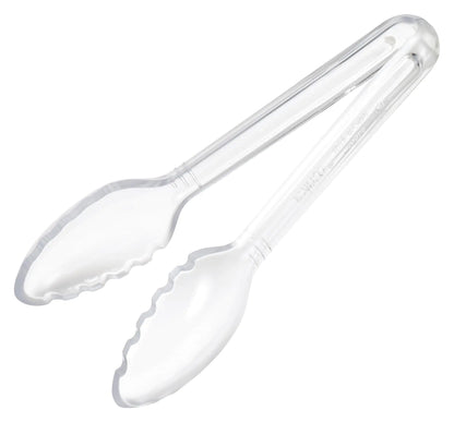 Winco 6" PC Serving Tong Clear Curve