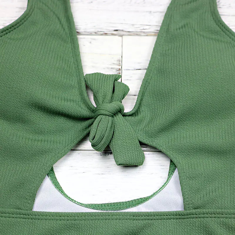 2020 Trending Hollow Backless One-Piece Swimsuit