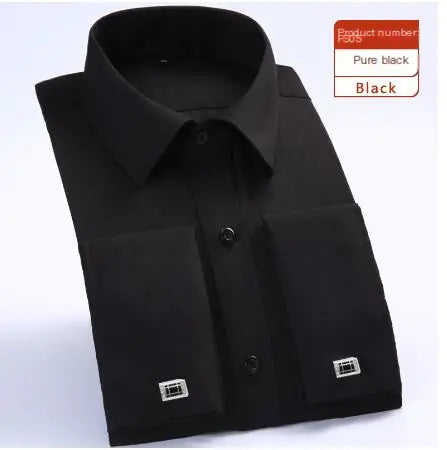 Classic French Business Dress Shirt for Men
