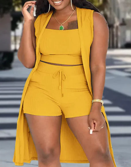 Sunken Stripe 3-Piece Suit