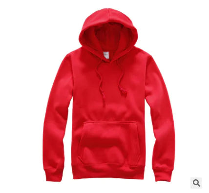 Cotton Pullover Hoodie with Hood