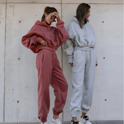 2024 Women's Casual Hoodie and Tracksuit Set