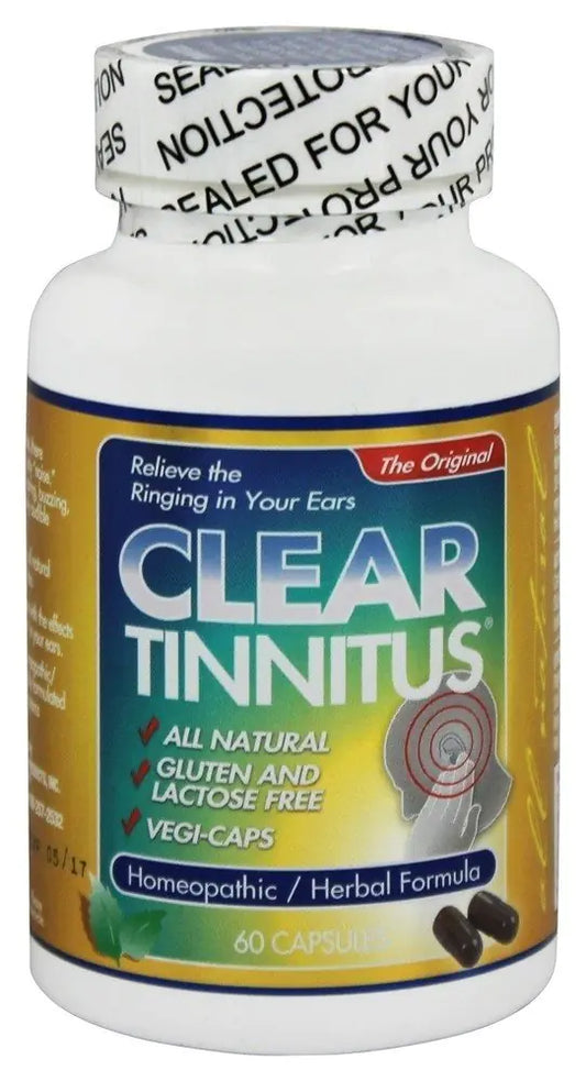 Clear Products Homeopathic Formula Tinnitus 60 Count