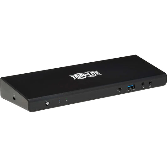 Tripp Lite USB-C Docking Station 14 Port USB C Dock for Dual Display 5K 60 Hz DisplayPort DP 4K 60 Hz HDMI USB 3.2 Gen 1 USB A & USB C Hub GbE 85W PD Charging Black (U442-DOCK21-B)