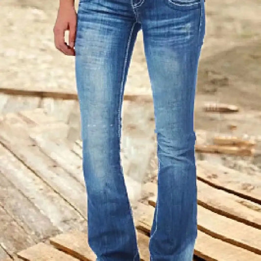 Low Waist Flare Jeans for Women