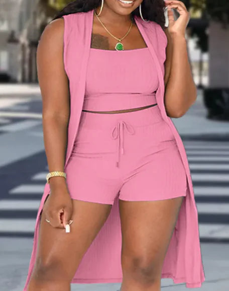 Sunken Stripe 3-Piece Suit