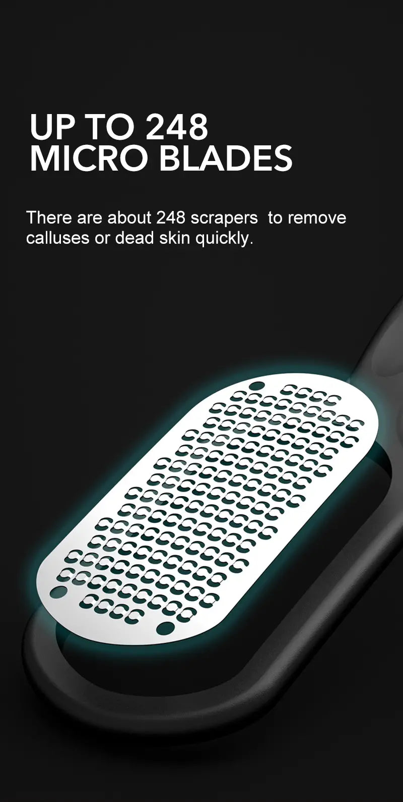 Stainless Steel Callus Remover Foot File Pedicure Tool