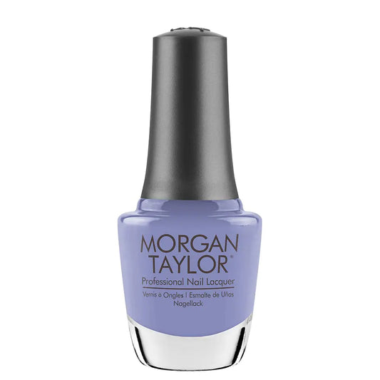 Morgan Taylor Nail Lacquer (Take Me To Your Tribe) Blue Professional Lacquer Vibrant Chip-Resistant Fast-Drying Long-Lasting High-Shine Perfect for Manicures & Pedicure 0.5 ounce.