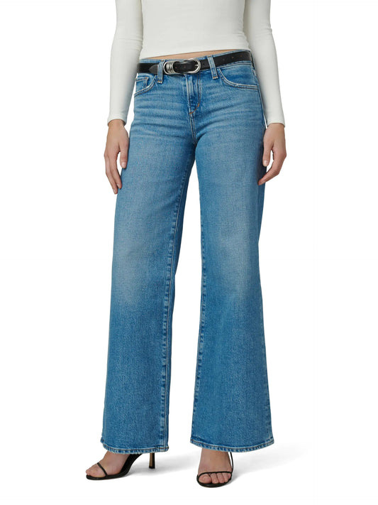 Joes Jeans Womens Lou Low Rise Wide Leg Jeans Stand by
