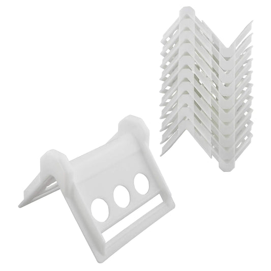 BISupply Cargo Edge Protectors White 20 Pack - Corner Protector Cargo Strap Protectors Corner Strap Protector