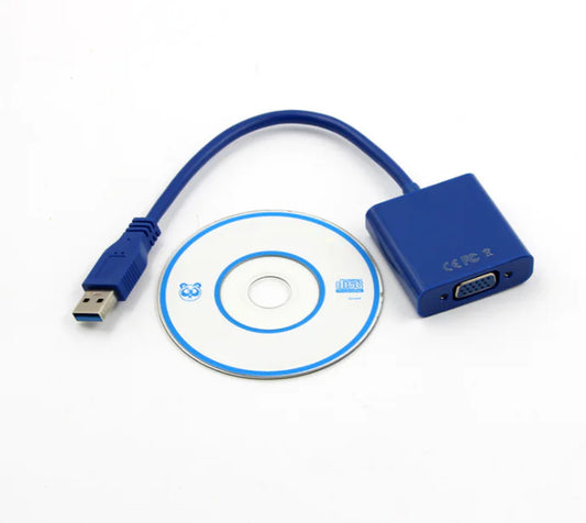 USB to VGA Adapter Cable - USB 3.0 Connection
