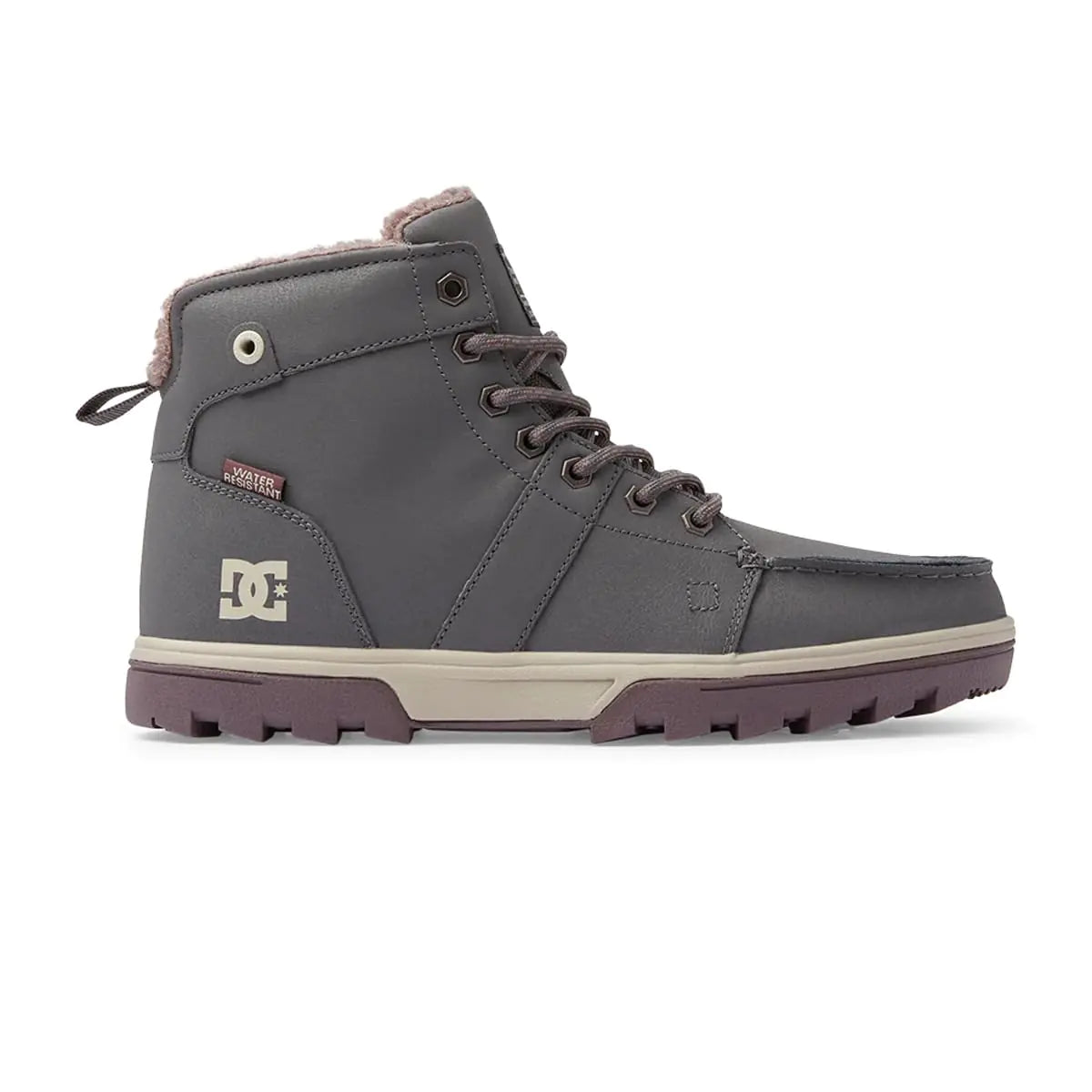DC Mens Woodland Ankle Boot Grey 11.5