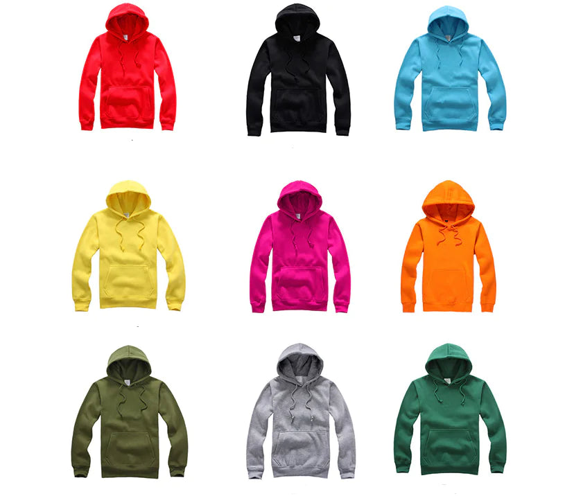 Cotton Pullover Hoodie with Hood