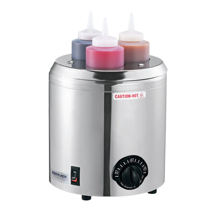 Server Products 86810 Signature Touch S/S 3-Bottle Squeeze Bottle Warmer