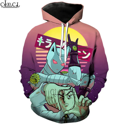 JoJo's Bizarre Adventure 3D Print Unisex Hoodie Tracksuit