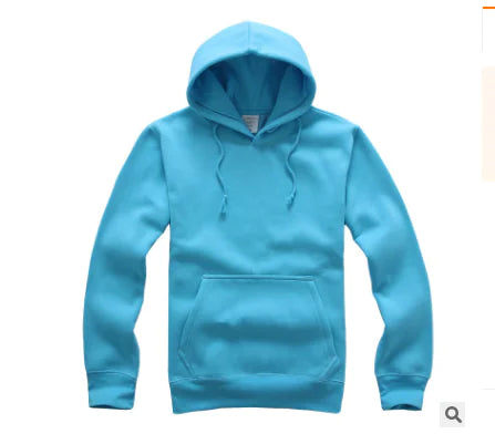 Cotton Pullover Hoodie with Hood