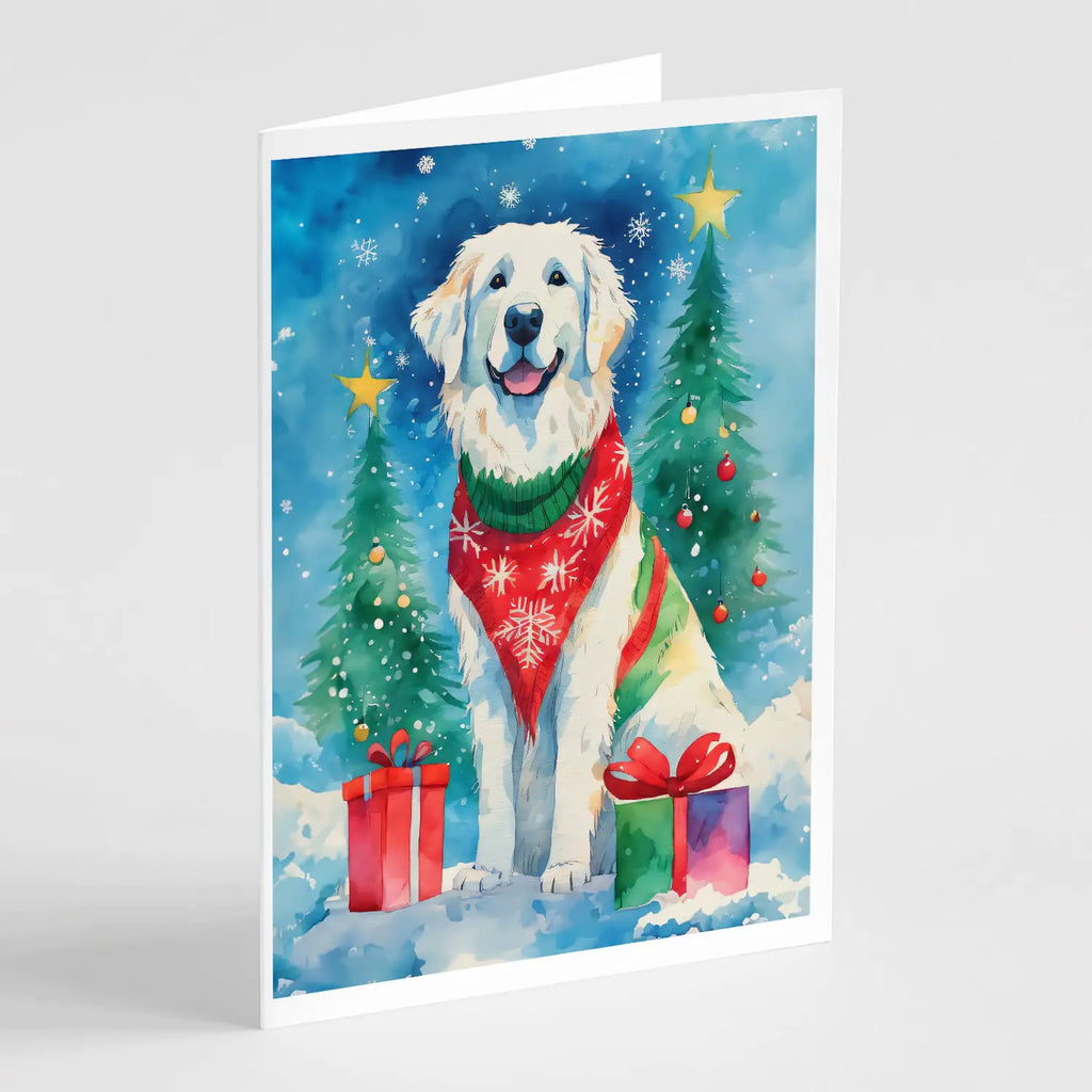 Great Pyrenees Christmas Greeting Cards Pack of 8