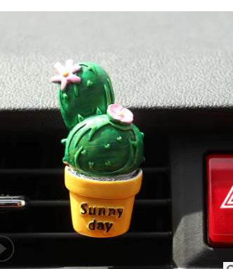 Car Air Vent Perfume Clip with 3D Cartoon Design
