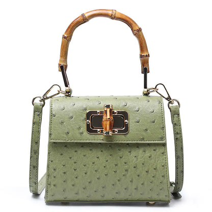 Trapezoid Bamboo Handbag