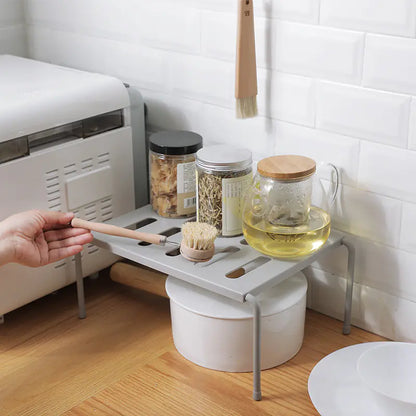 LiGo Adjustable Storage Rack for Kitchen Organization