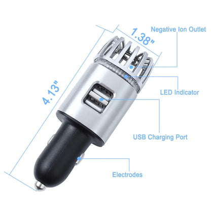 Car Ionizer Air Purifier with Charger