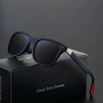 Polarized Sunglasses Unisex Rectangle Vintage Sunglasses Design Retro Sun Glasses Man Eyeglass Casual Goggles UV400 Eyewear