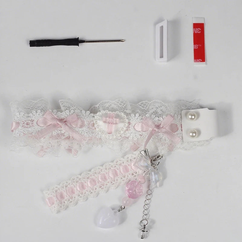Lace Keyboard Ribbon Mechanical Keyboard Strap Universal Personalized Keyboard Ribbon Keyboard Decor Accessories