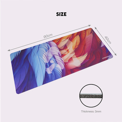 FANTECH Strikepad MST491 Gaming Mousepad Alluring Holographle Design 490x420x3mm Mouse Mat Waterproof and No Edge Stitching