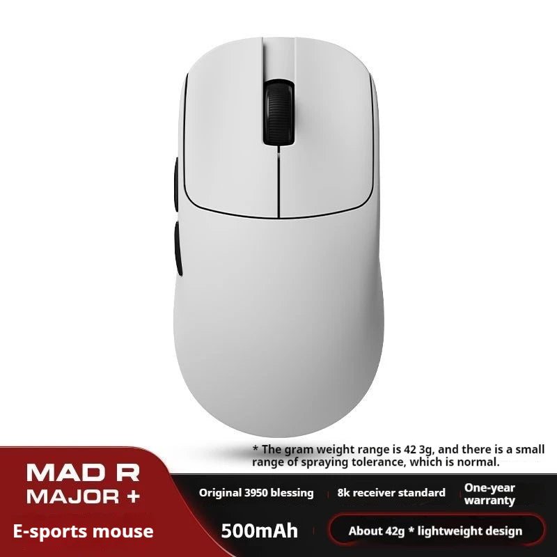 Vxe Mad R/R Major Gaming E-Sports Mouse Paw3395/3950 Dual-Mode Nonporous Lightweight Ergonomic Standard 8k