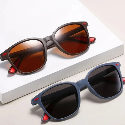 Polarized Sunglasses Unisex Rectangle Vintage Sunglasses Design Retro Sun Glasses Man Eyeglass Casual Goggles UV400 Eyewear