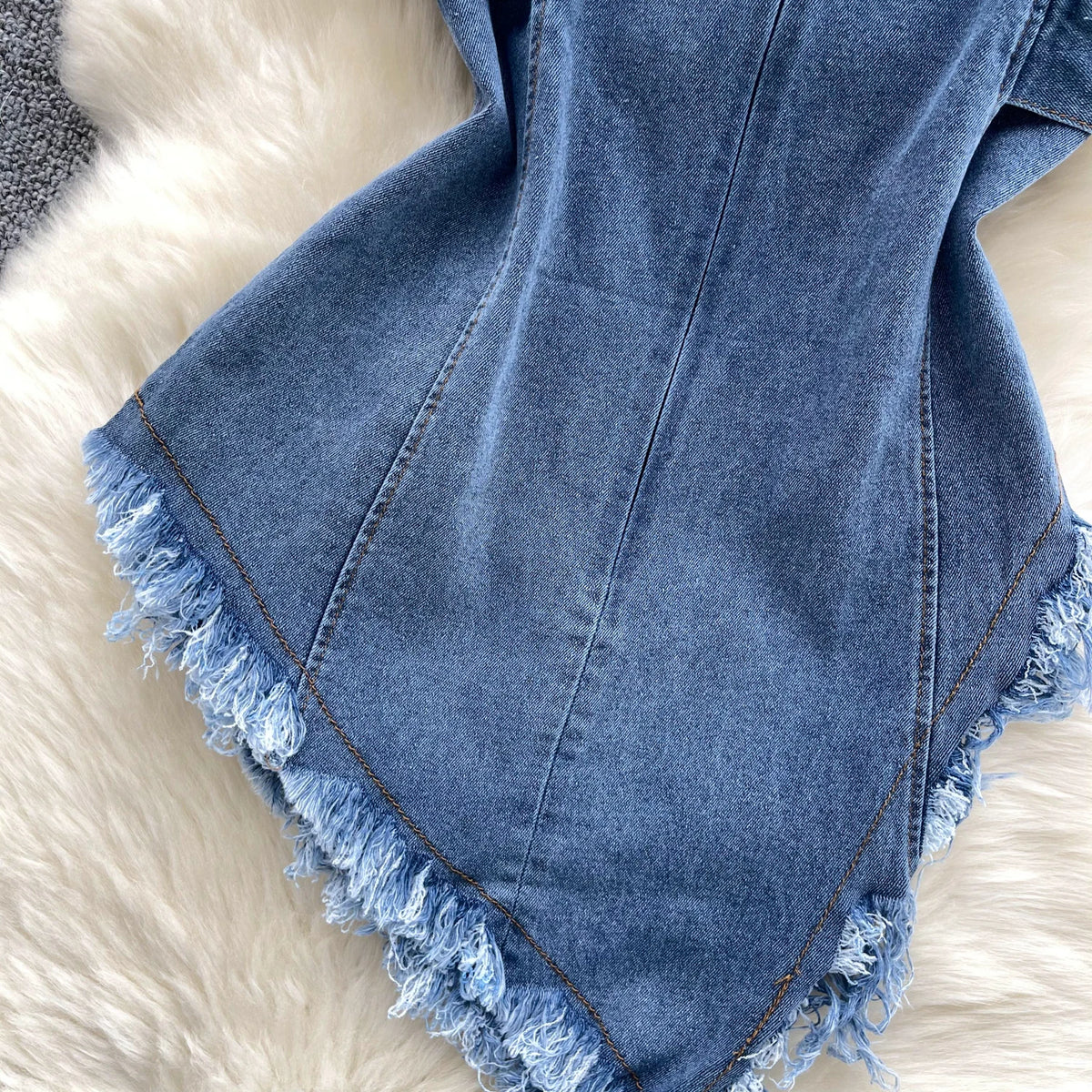 Chic sweet cow boy pleated asymmetrical slip camis Tank Tops fashion Summer cow  Women Sling crop Top