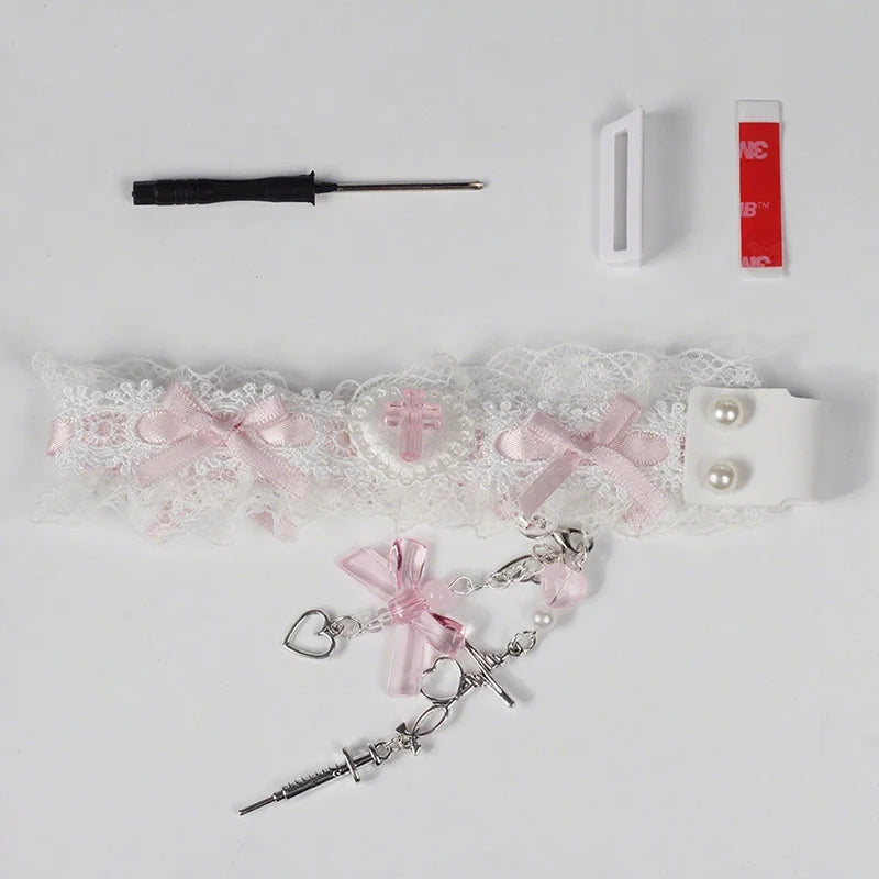 Lace Keyboard Ribbon Mechanical Keyboard Strap Universal Personalized Keyboard Ribbon Keyboard Decor Accessories
