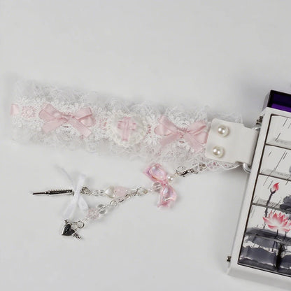 Lace Keyboard Ribbon Mechanical Keyboard Strap Universal Personalized Keyboard Ribbon Keyboard Decor Accessories
