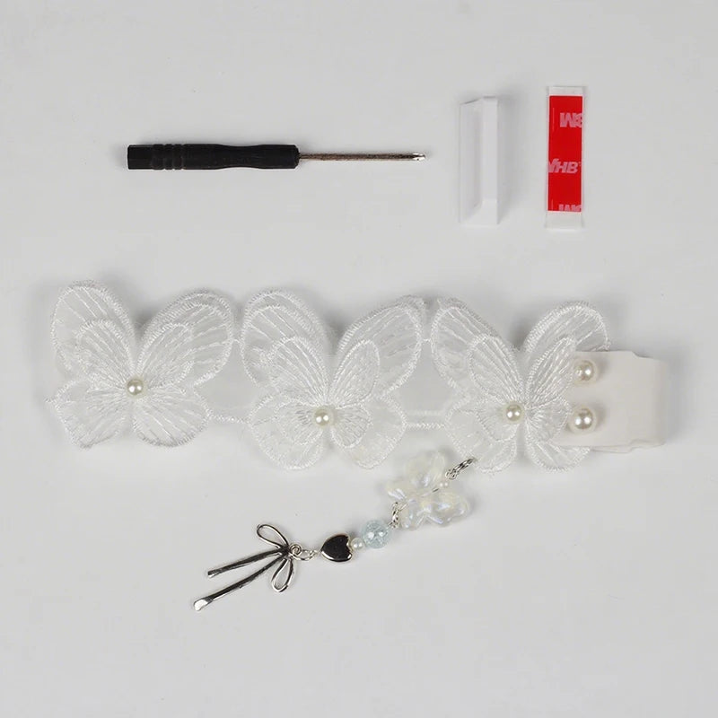 Lace Keyboard Ribbon Mechanical Keyboard Strap Universal Personalized Keyboard Ribbon Keyboard Decor Accessories