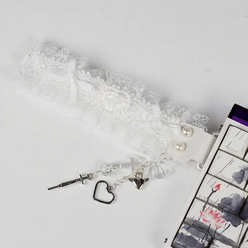 Lace Keyboard Ribbon Mechanical Keyboard Strap Universal Personalized Keyboard Ribbon Keyboard Decor Accessories