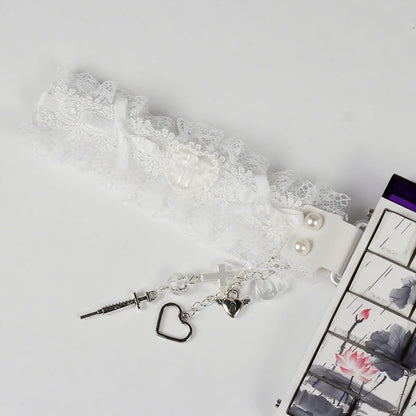 Lace Keyboard Ribbon Mechanical Keyboard Strap Universal Personalized Keyboard Ribbon Keyboard Decor Accessories