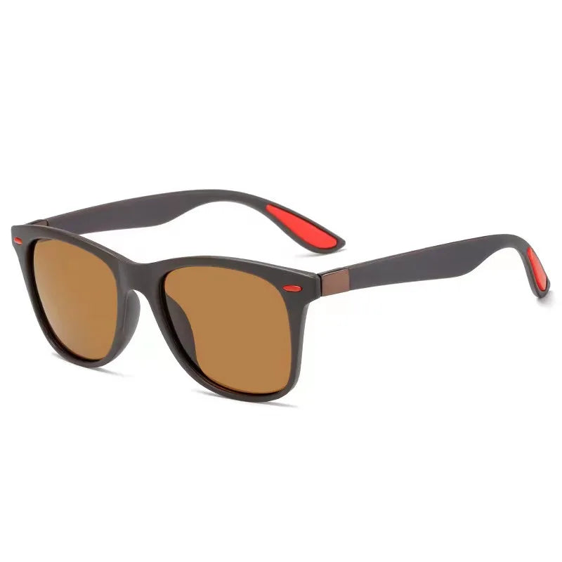 Polarized Sunglasses Unisex Rectangle Vintage Sunglasses Design Retro Sun Glasses Man Eyeglass Casual Goggles UV400 Eyewear